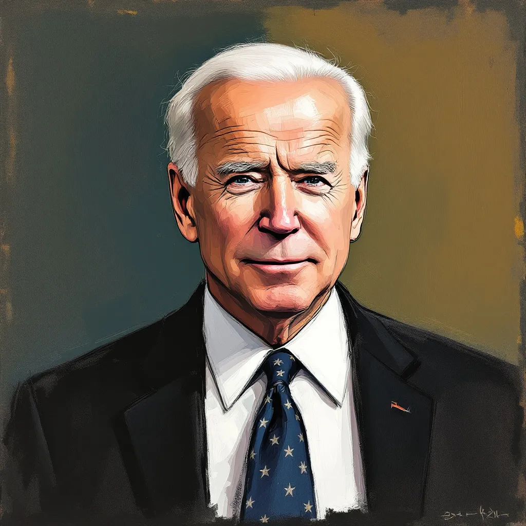 Portrait of Joe Biden in Picasso style.