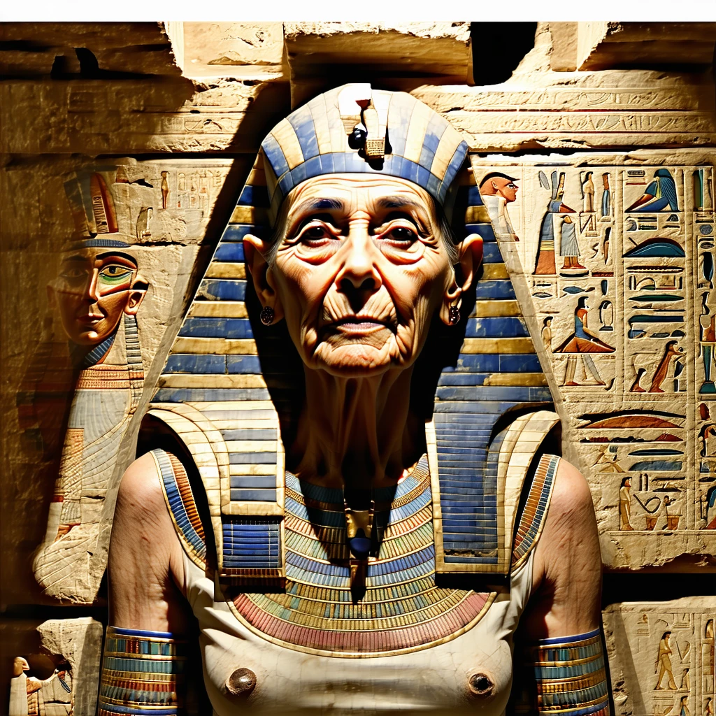 older woman, egypt, secret mummy