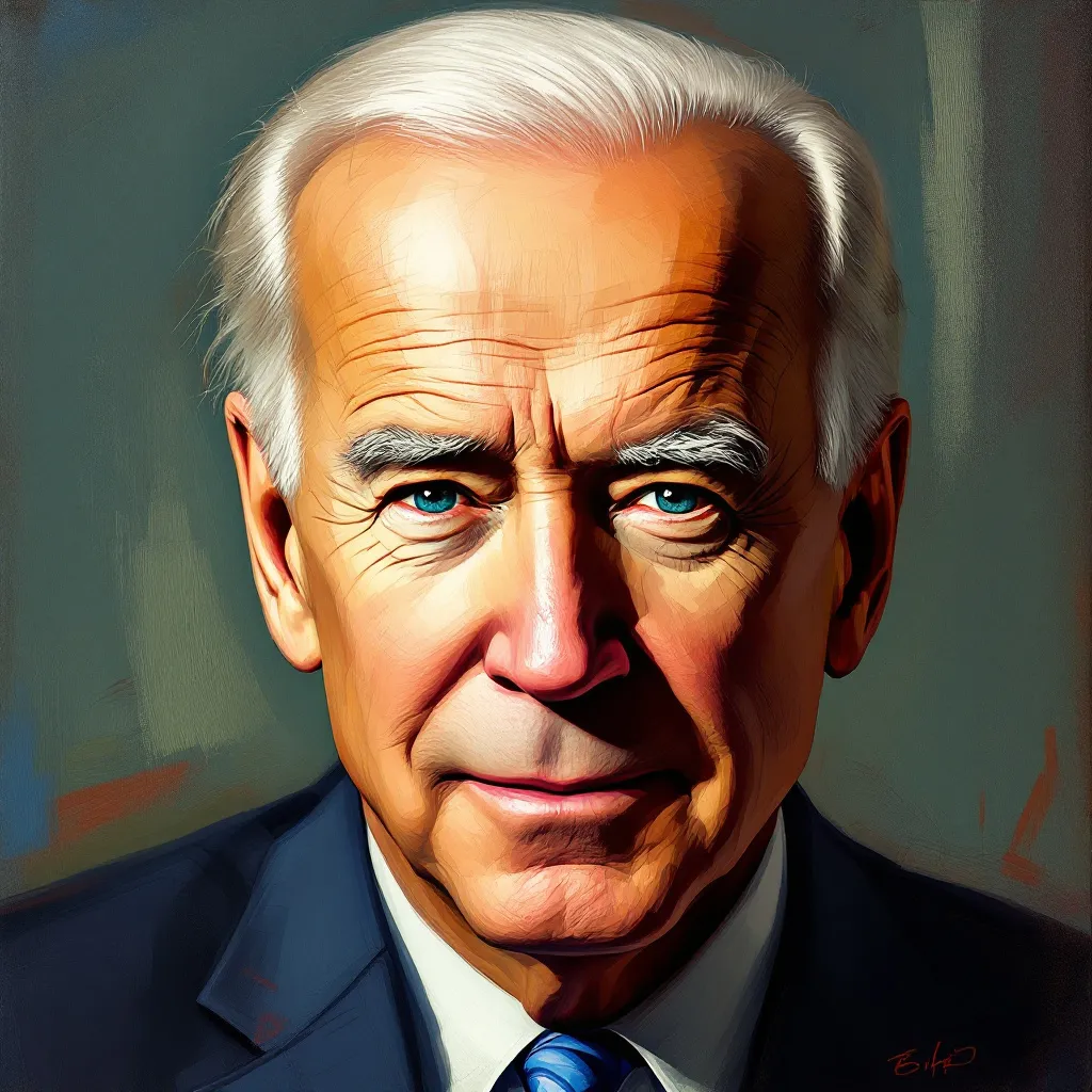 Portrait of Joe Biden in Pablo Picasso style.